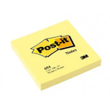 3M 654 Post-it 黃色便條紙 3" X 3" - E7 